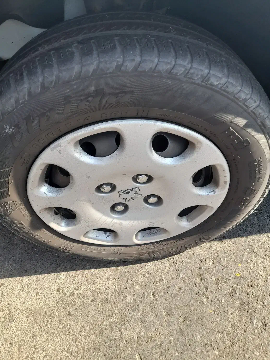 لاستیک رینگ ۱۴ پژو|قطعات یدکی و لوازم جانبی|کردکوی, |دیوار