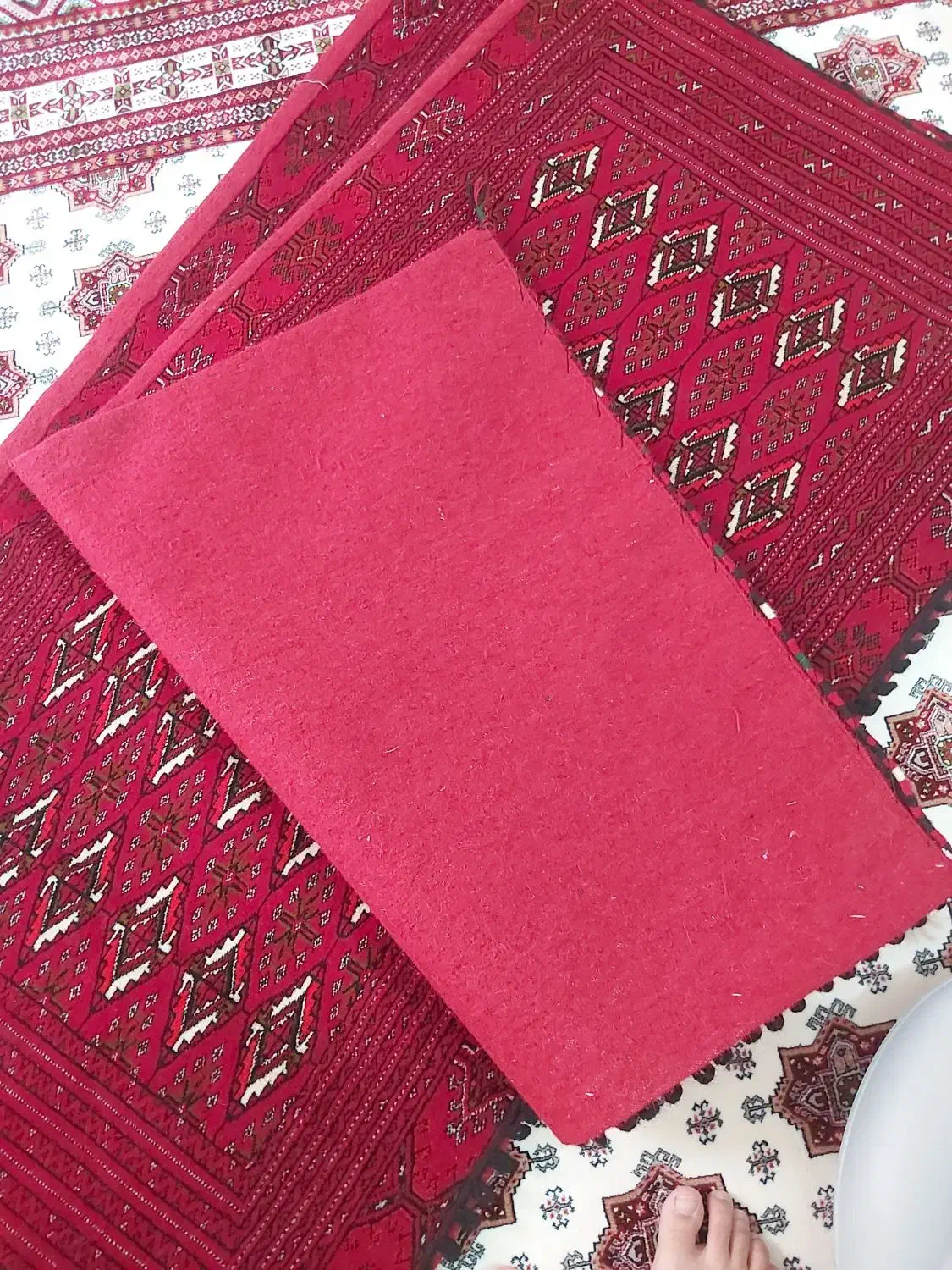 قارچین جرگلان|فرش|آق قلا, |دیوار