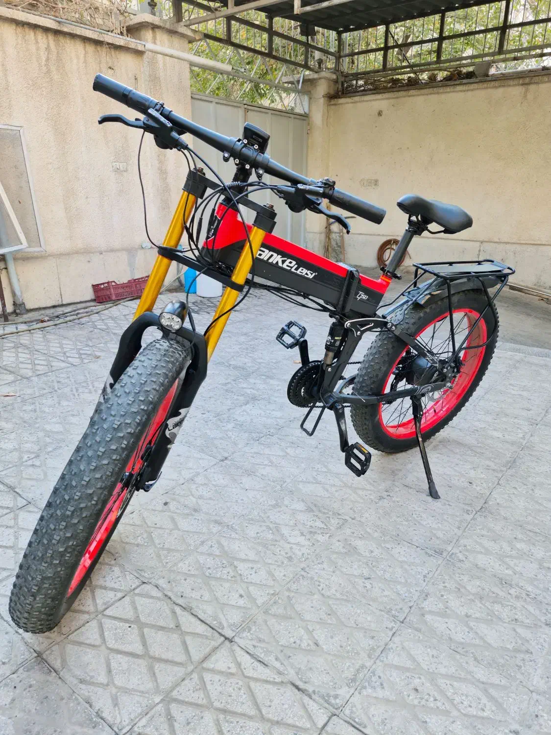 دوچرخه برقی تاشو Lankeleisi T750 Plus|دوچرخه، اسکیت، اسکوتر|تهران, سازمان برنامه شمالی|دیوار