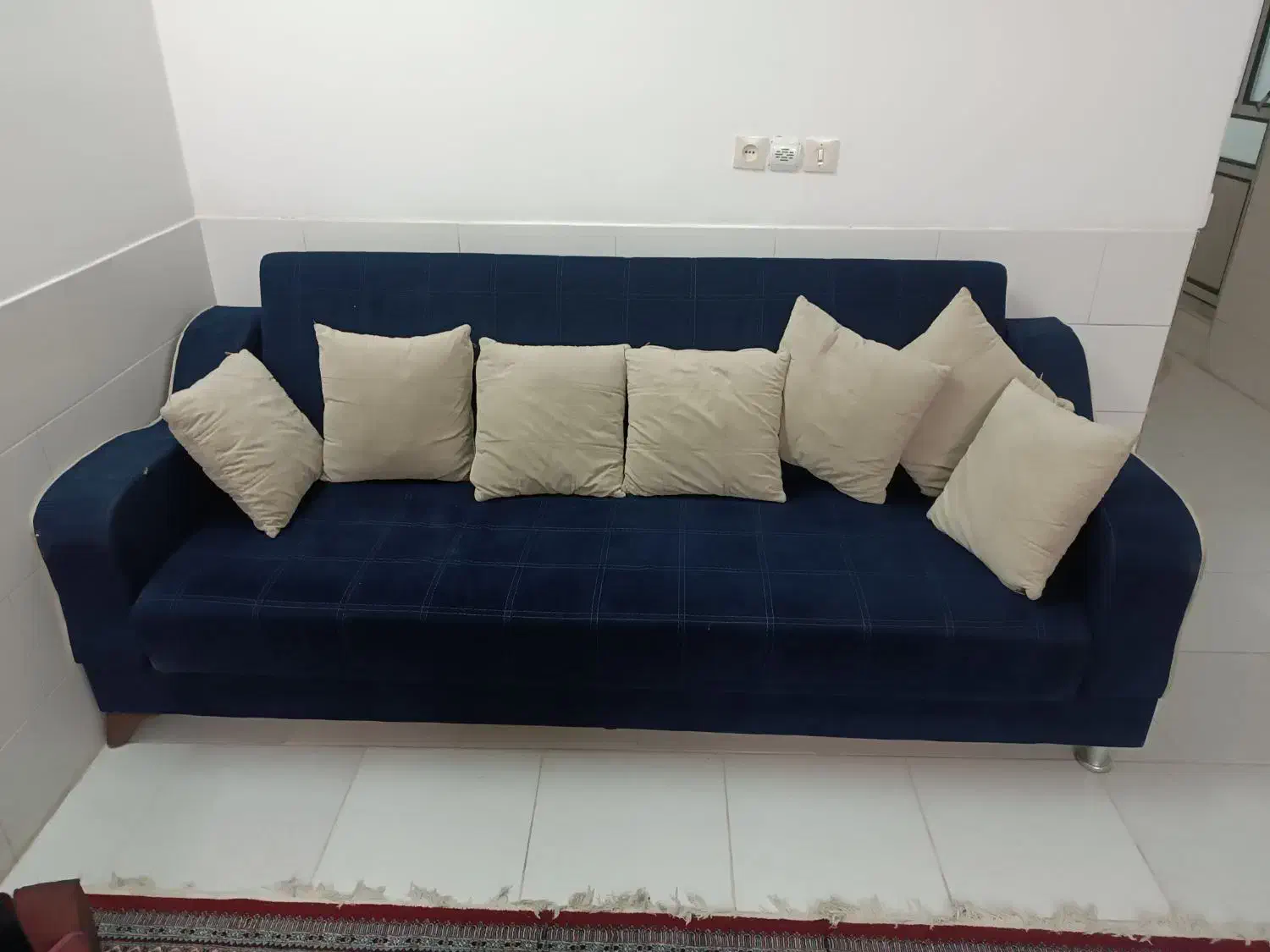 فروش یک دست مبلمان تخت شو ۸نفره|مبلمان خانگی و میز عسلی|شهر بابک, |دیوار