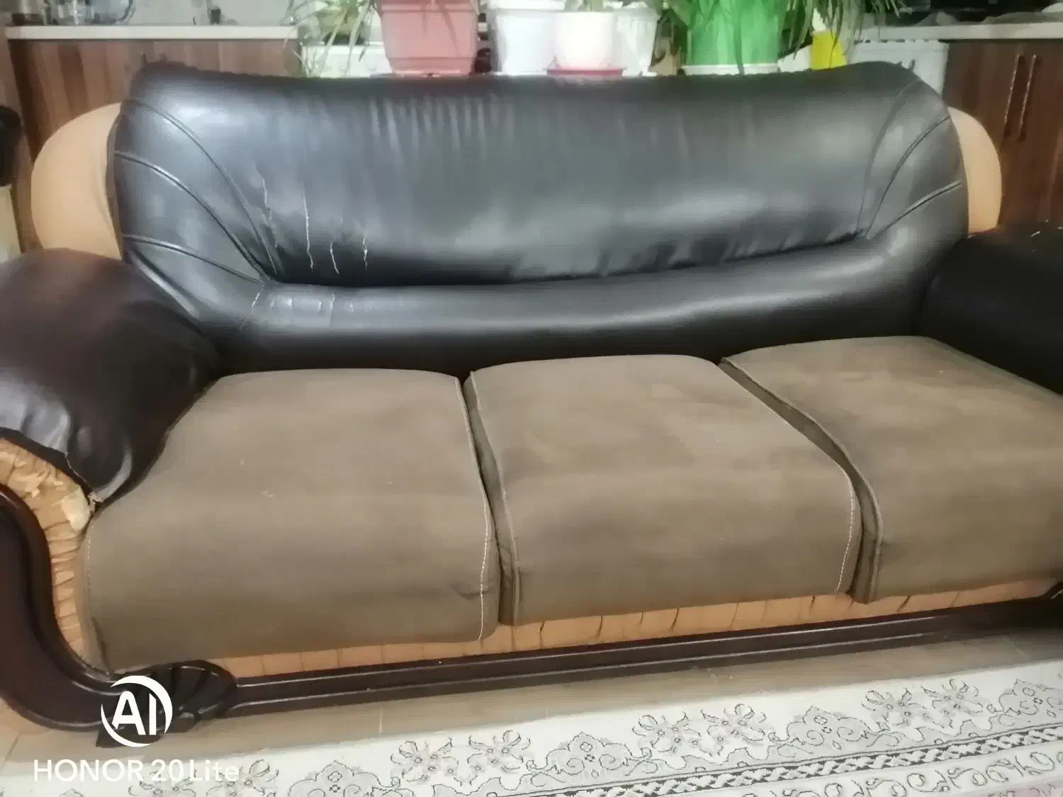 مبل چرمی مغازه یاباغ|مبلمان خانگی و میز عسلی|شهرکرد, |دیوار