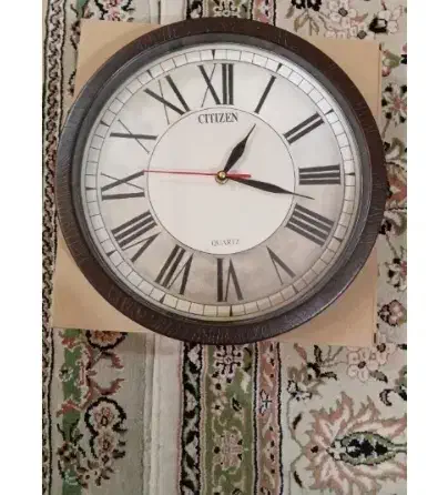 ساعت دیواری نو روانگرد قطر ۳۲ با جعبه|ساعت دیواری و تزئینی|بروجرد, |دیوار