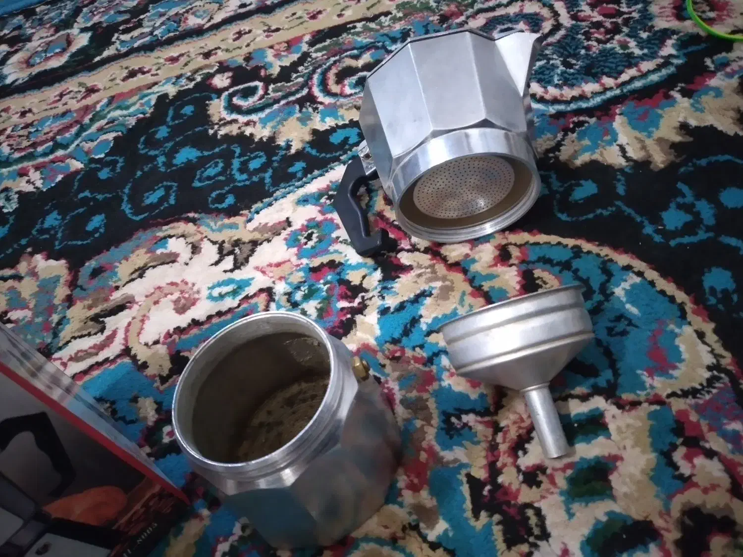 قهوه ساز دستی ۵ نفره قدیمی|سماور، چای‌ساز، قهوه‌ساز|زابل, |دیوار
