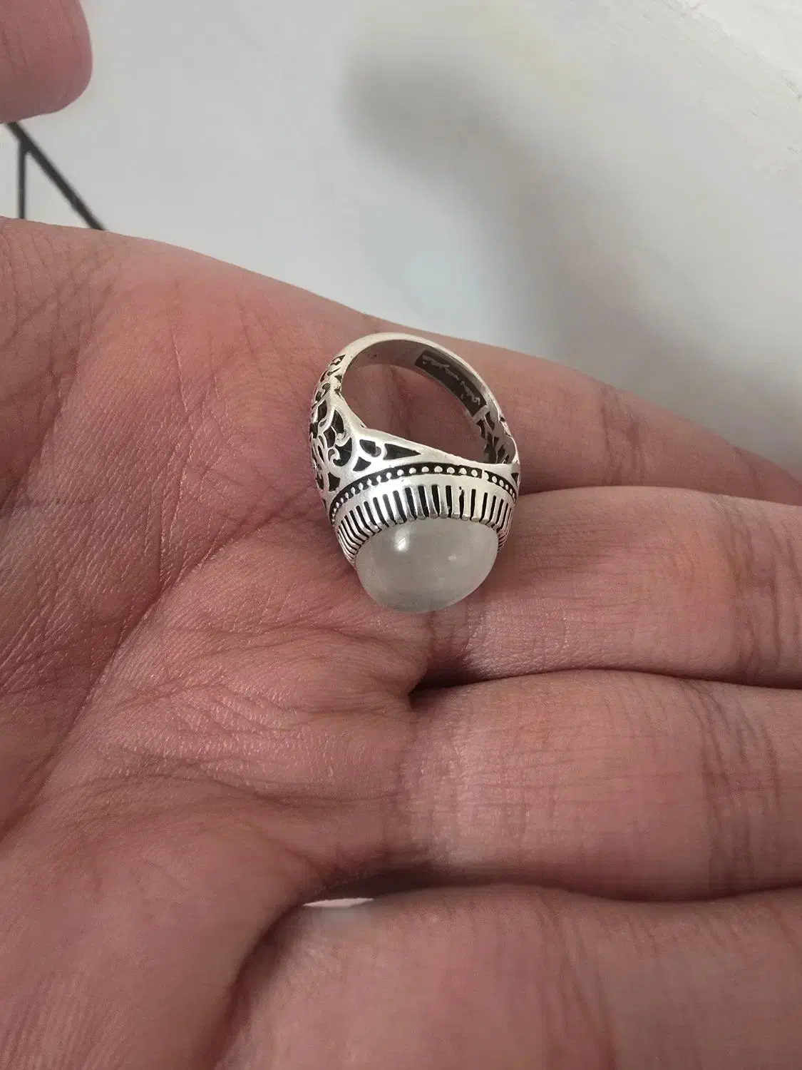 انگشتر عقیق نقره|جواهرات|خمینی‌شهر, |دیوار