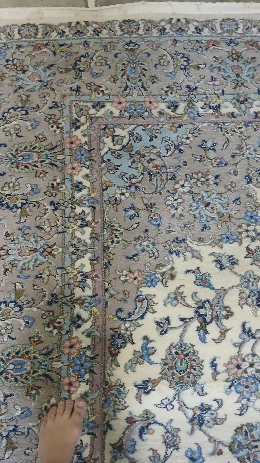 قالی دست بافت|فرش|آران و بیدگل, |دیوار