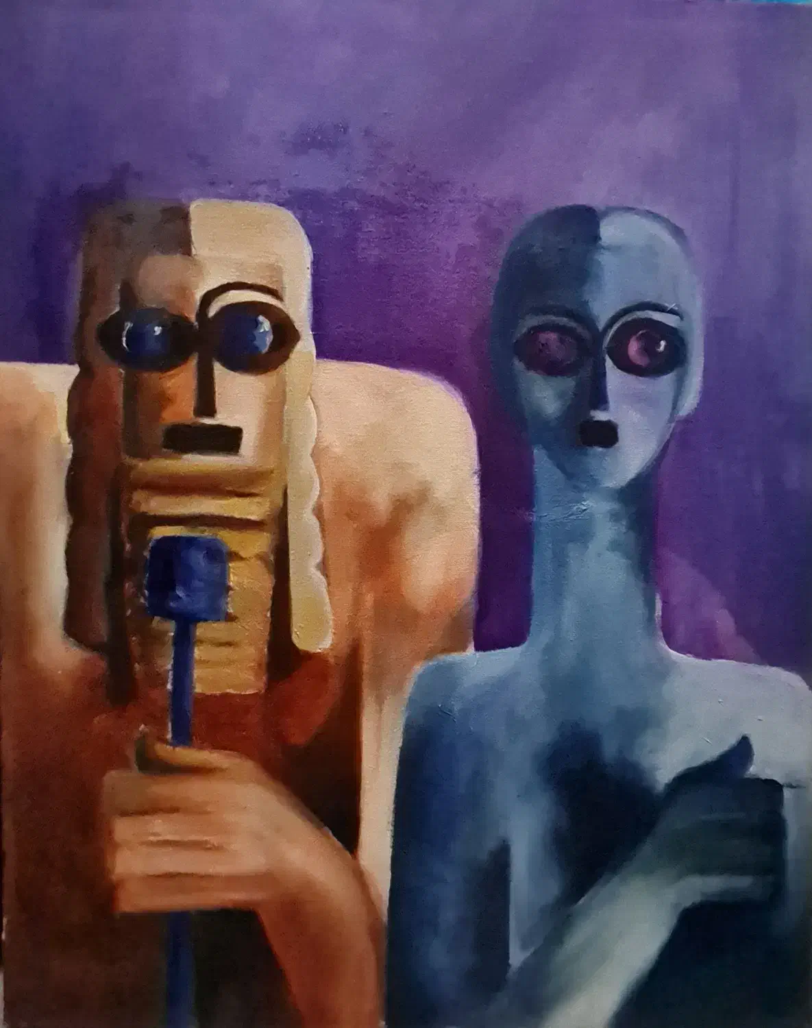 تابلو نقاشی رنگ روغن|تابلو، نقاشی، عکس|تهران, سلسبیل شمالی|دیوار