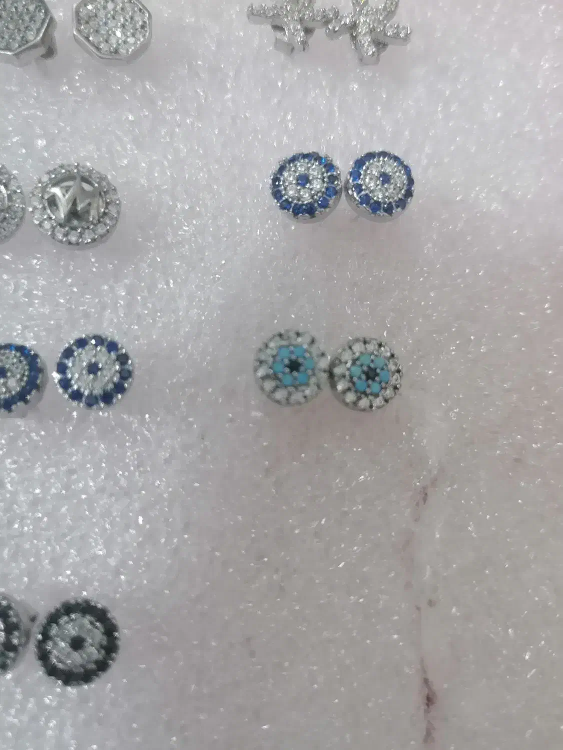 گوشواره نوزاد نقره|جواهرات|کاشمر, |دیوار