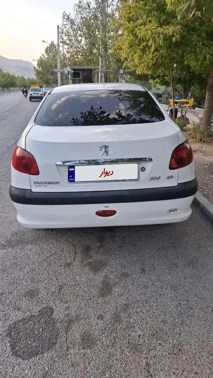 206 sd مدل 94|خودرو سواری و وانت|خرمآباد, |دیوار