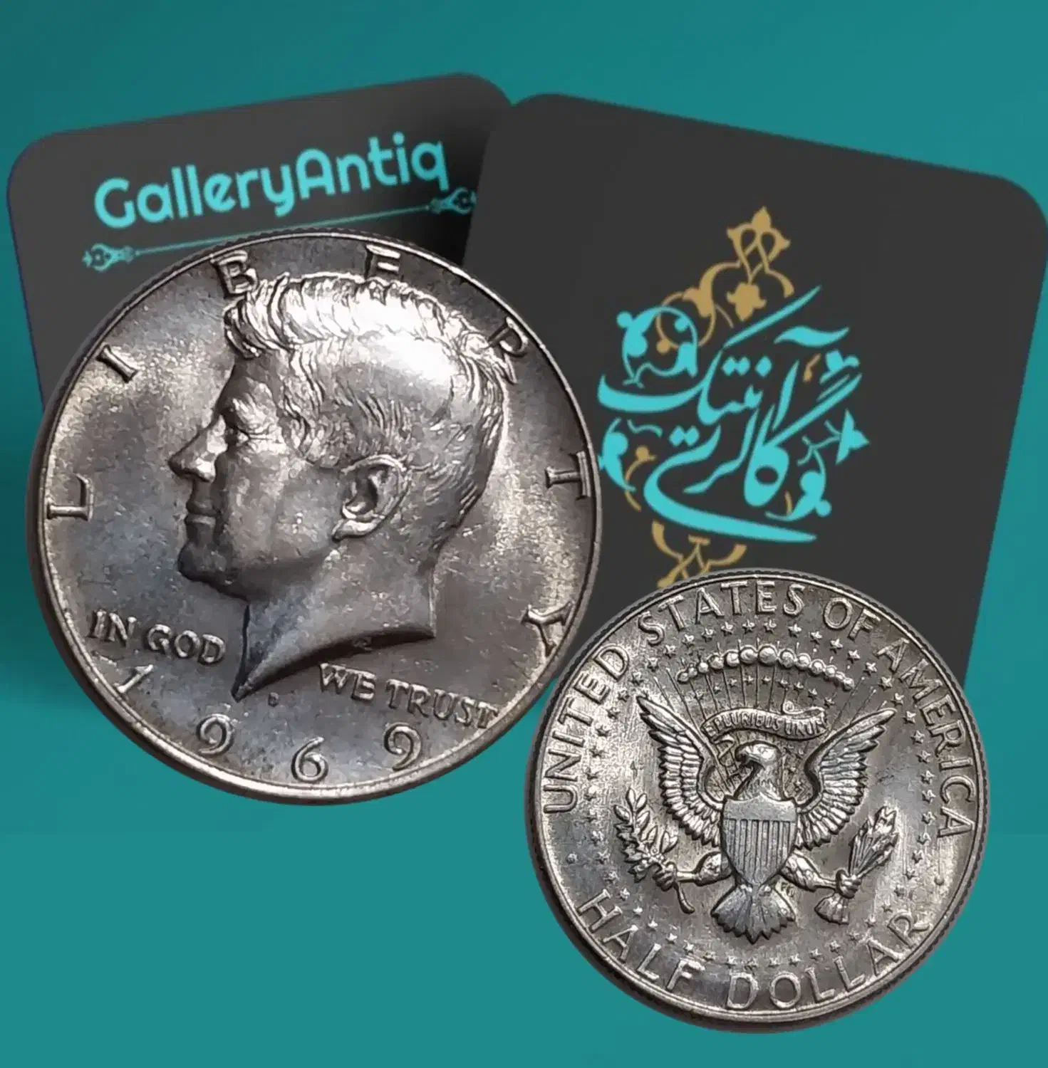 سکه هالف دلار نقره کندی امریکا|کلکسیون سکه، تمبر، اسکناس|رباطکریم, نصیرشهر|دیوار