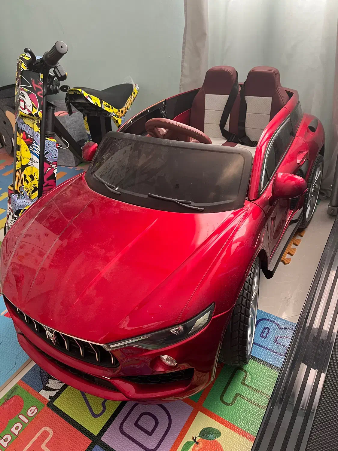 ماشین شارژی کودک مازراتی|اسباب‌بازی بچه|کیش, |دیوار