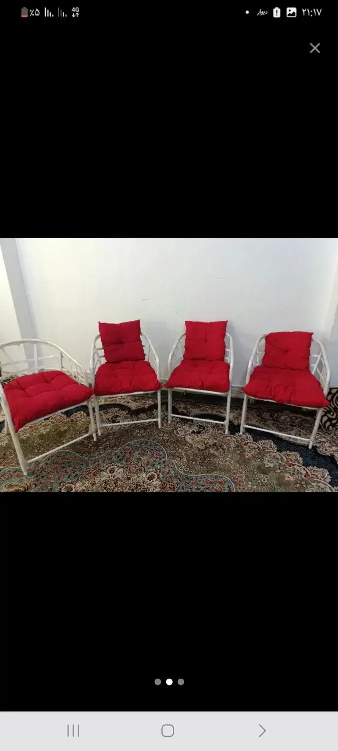 میز وصندلی فلزی|میز و صندلی غذاخوری|بندرعباس, |دیوار