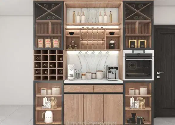 اجرا طراحی وتعمیرات کابینت و کمداهورا|خدمات پیشه و مهارت|قروه, |دیوار