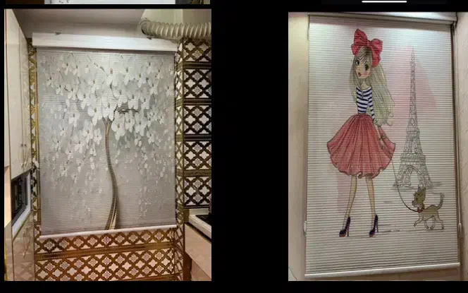 دو عدد پرده کاملا نو|پرده، رانر، رومیزی|تهران, شهرک گلها|دیوار