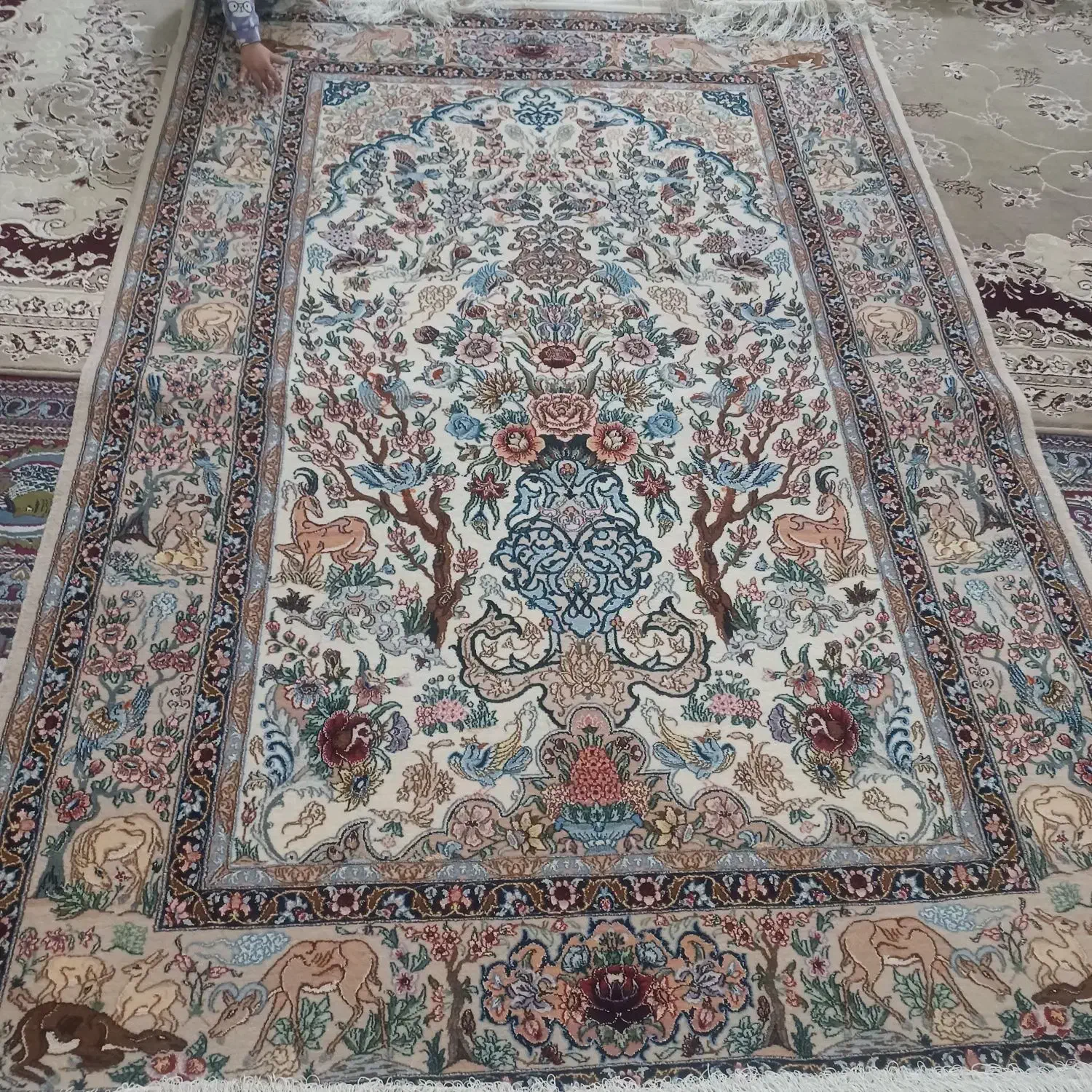 فرش دست بافت|فرش|پیر بکران, |دیوار