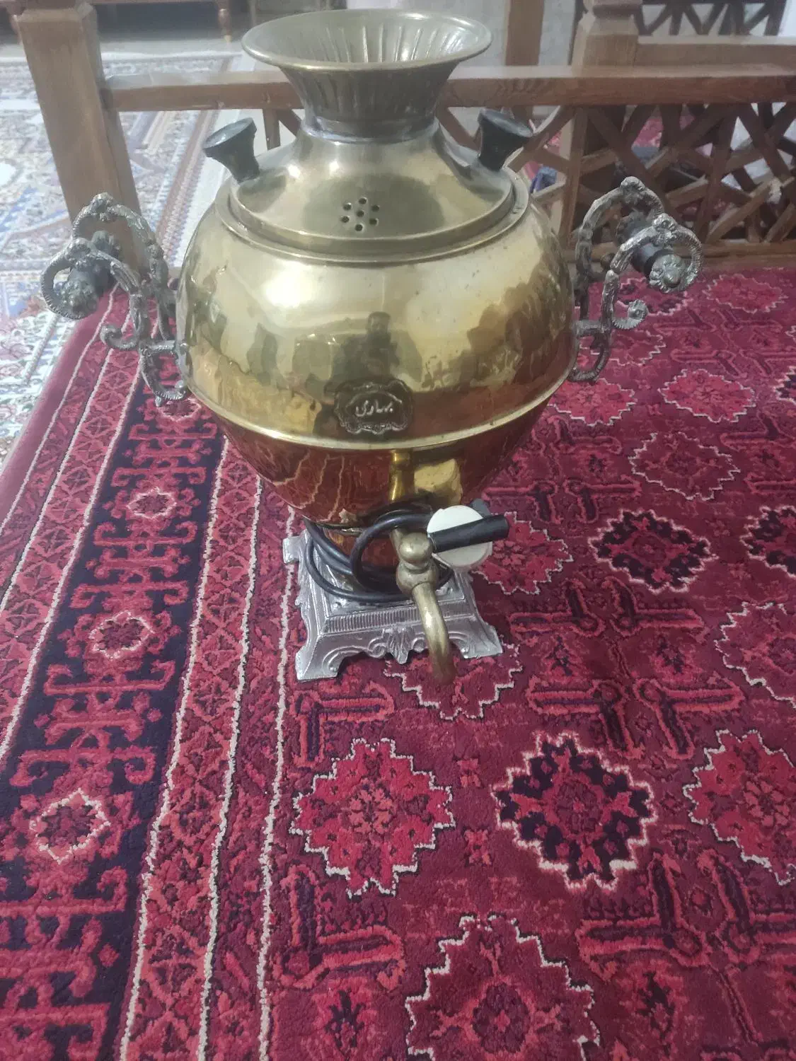 سماور برقی برنجی|سماور، چایساز، قهوهساز|نسیمشهر, |دیوار