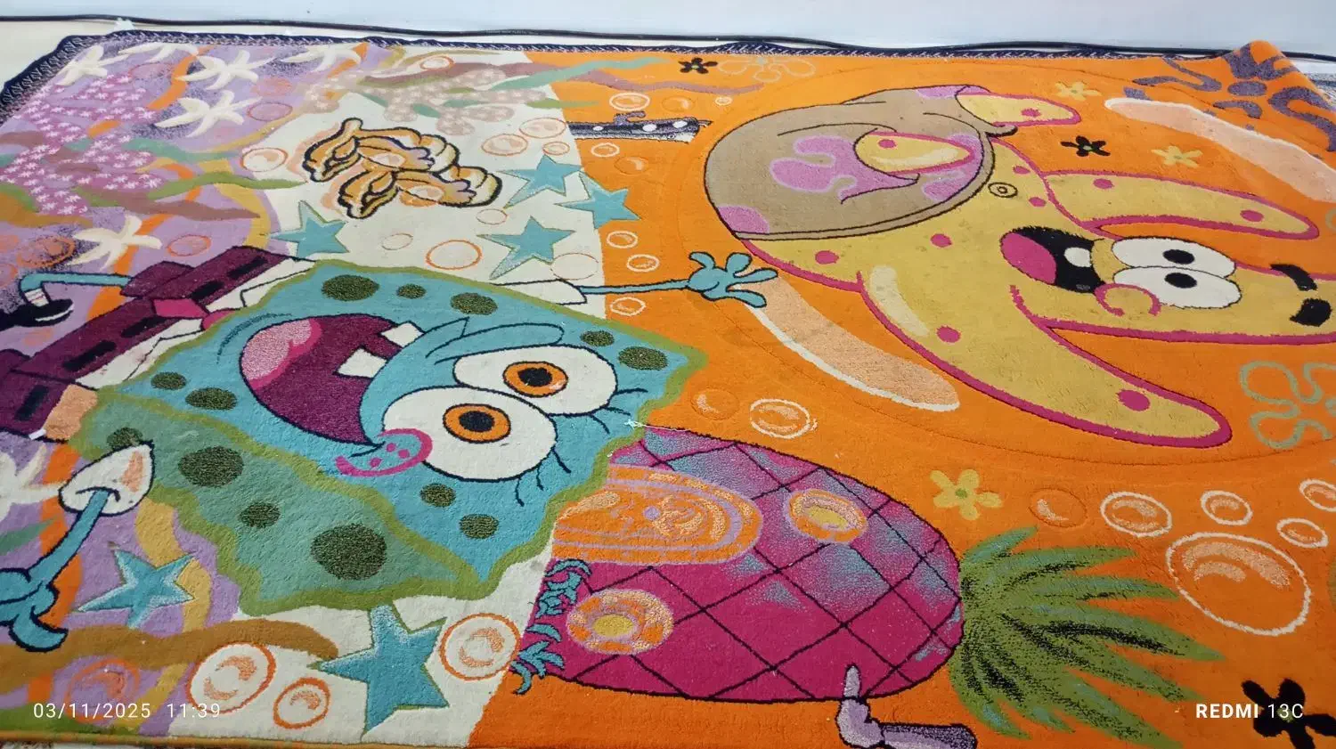 فرش کودک سالم بدون هیچ پارگی و زدگی وهیچ مشکلی|فرش|فردیس, شهرک ۱۱۰|دیوار