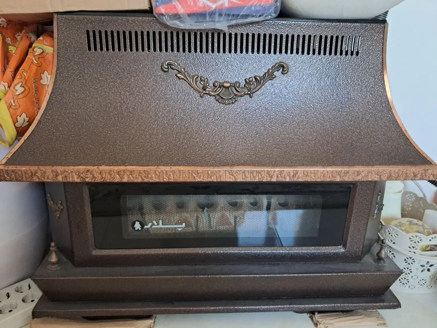 بخاری گازی پلار مدل شومینه|بخاری، هیتر، شومینه|شفت, |دیوار