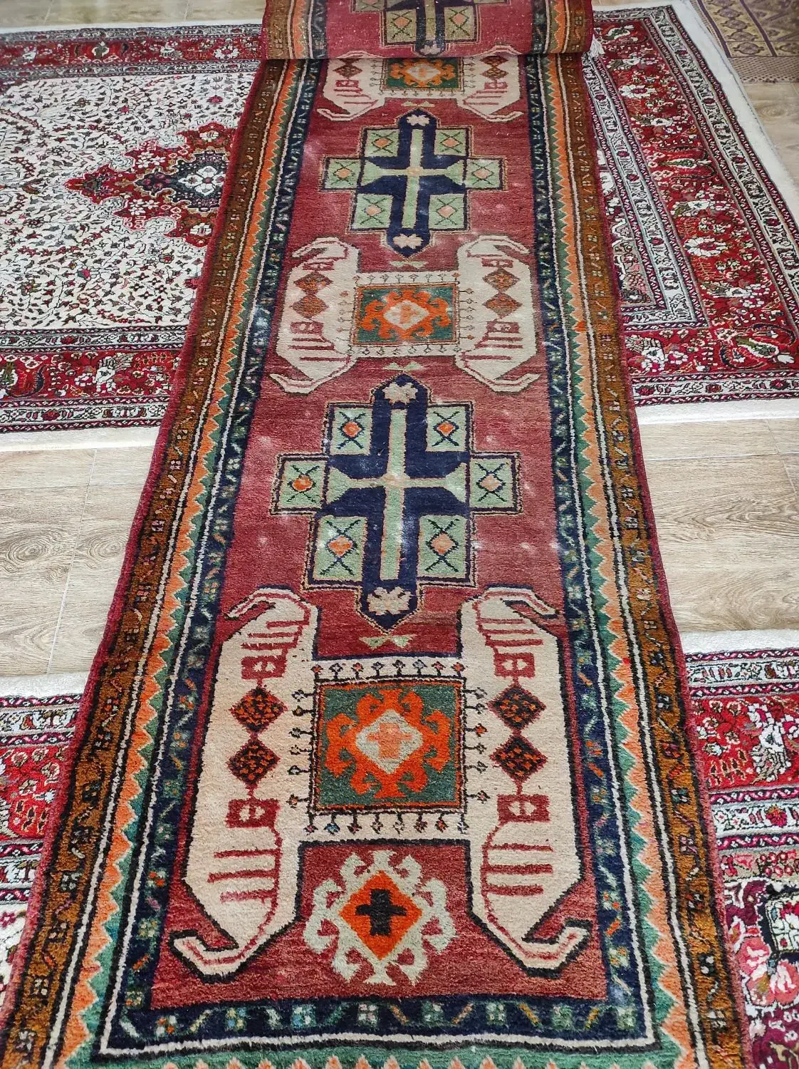 فرش دستبافت قالیچه|فرش|مراغه, |دیوار