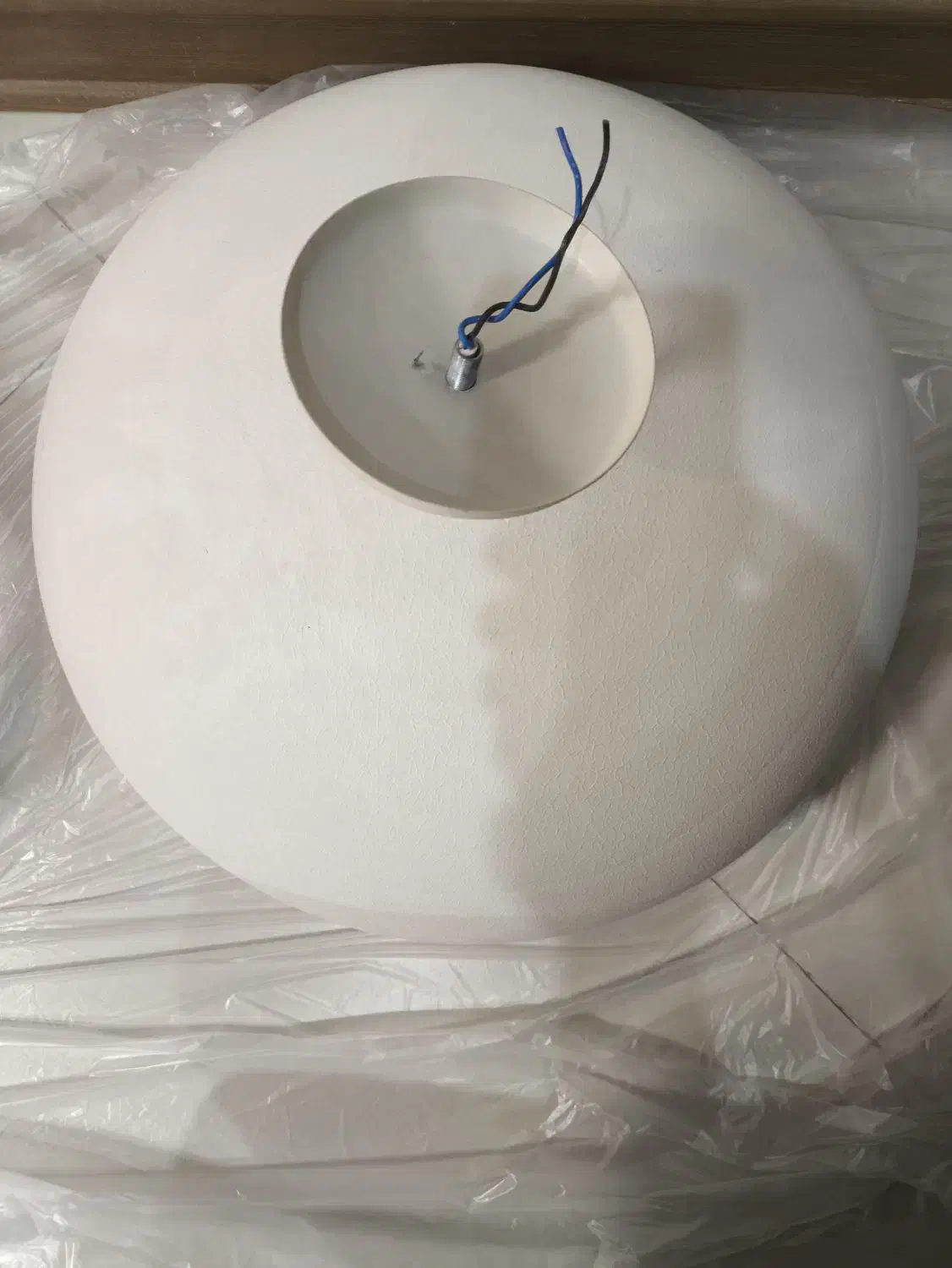 لوستر حبابی چراغ آویز سفید رنگ|لوستر و چراغ آویز|رودهن, |دیوار