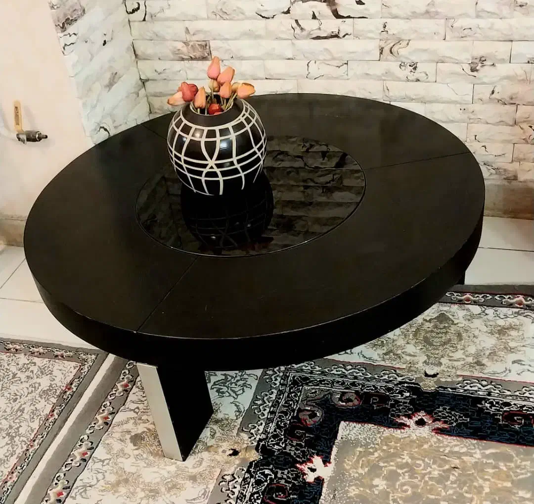 میز جلو مبلی مشکی وارداتی|مبلمان خانگی و میز عسلی|کرج, حیدرآباد|دیوار