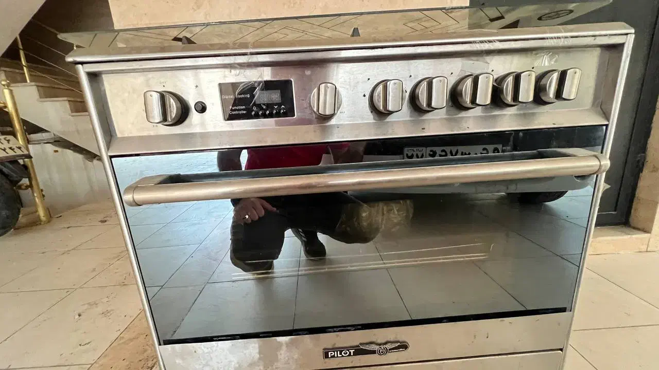 فر گاز تمام استیل پیلوت|اجاق گاز و لوازم برقی پخت‌وپز|رامسر, |دیوار