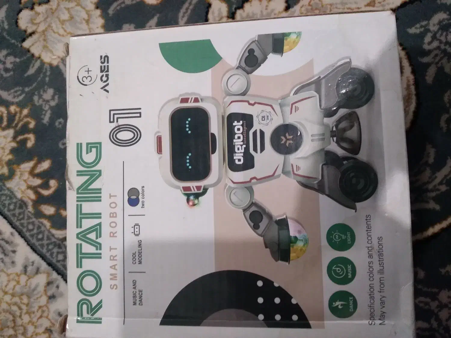 ربات رقصنده موزیکال چراغ دار|اسباب‌‌بازی|تهران, تولید دارو|دیوار