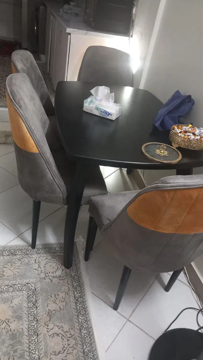 میز ناهار خوری مدرن چهارنفره|میز و صندلی غذاخوری|تهران, وصفنارد|دیوار