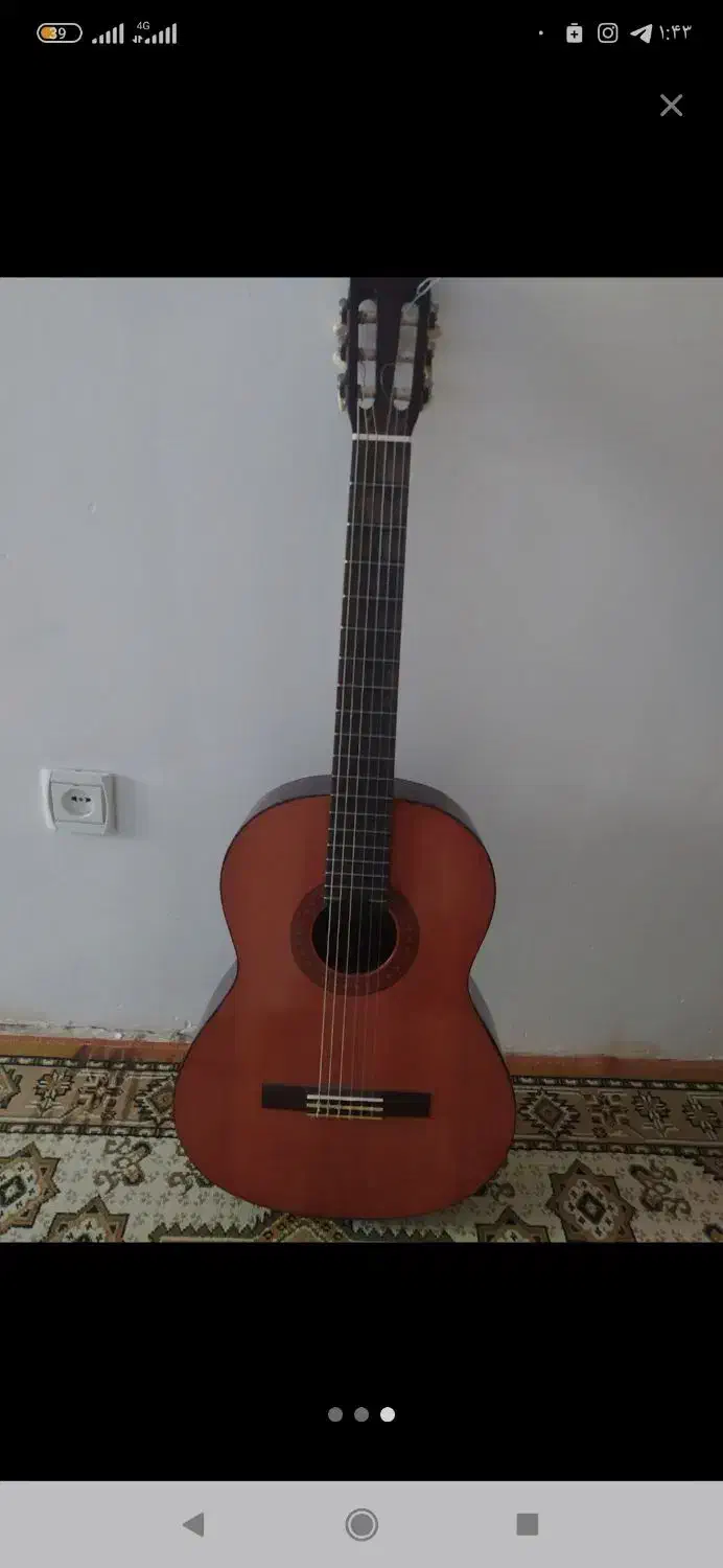 گیتار یاماها C40 اصل اندونزی|گیتار، بیس، امپلیفایر|رامسر, |دیوار