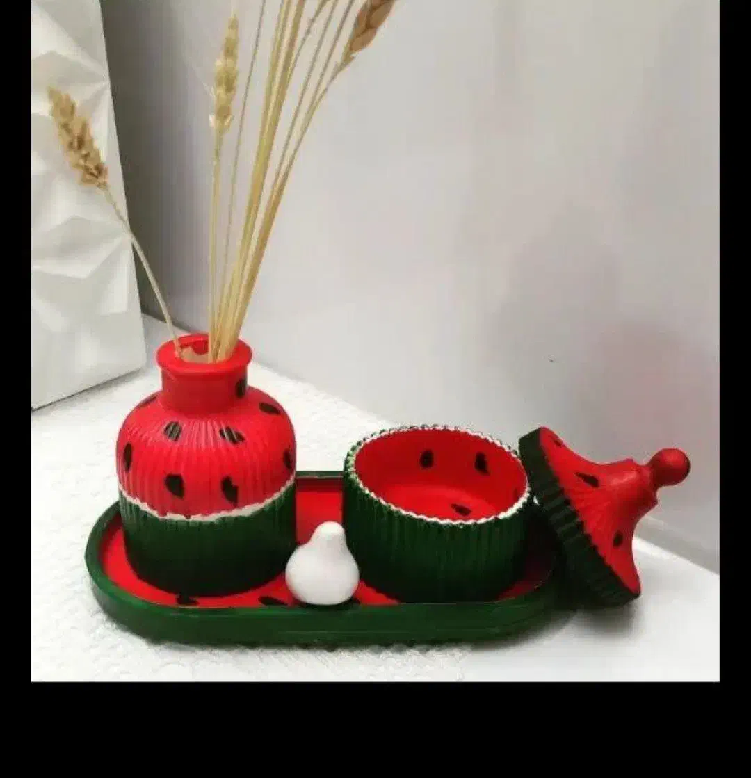 فروش ست های یلدایی جاشمعی.گلدان،آجیل خوری|صنایع دستی و سایر لوازم تزئینی|درمیان, |دیوار