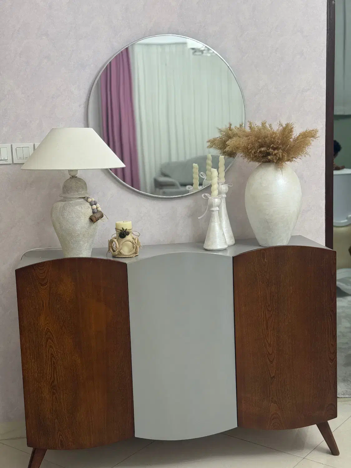 آینه کنسول و میز تلویزیون|بوفه، ویترین، کنسول|ایلام, |دیوار