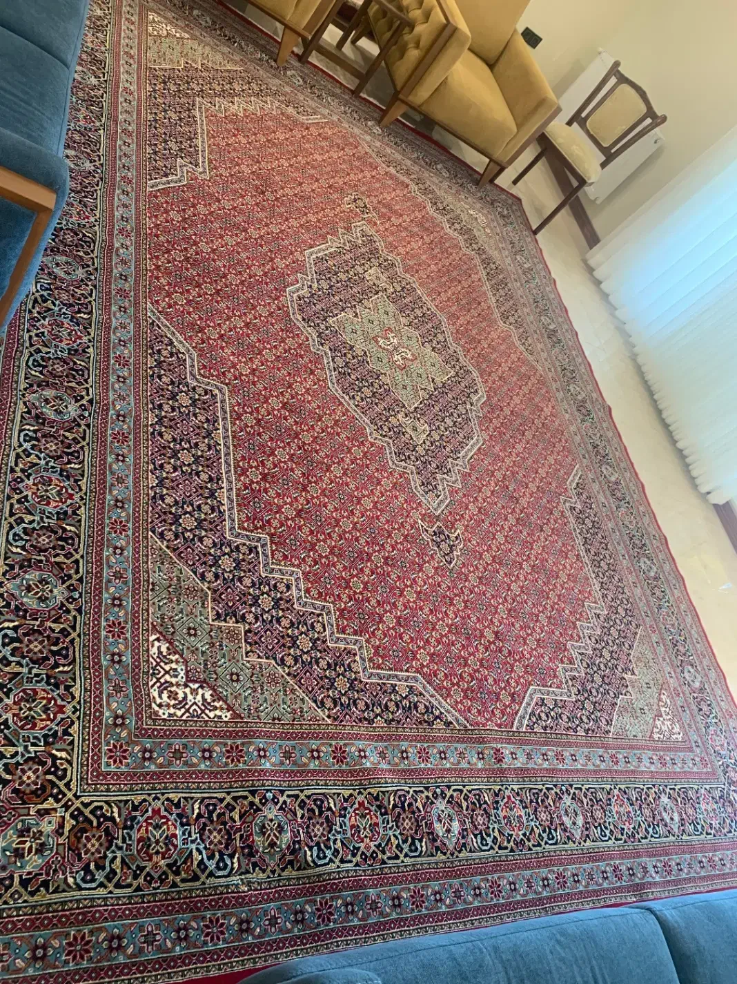 فرش 12 متری ماشینی طرح تیغ ماهی|فرش|بابل, |دیوار