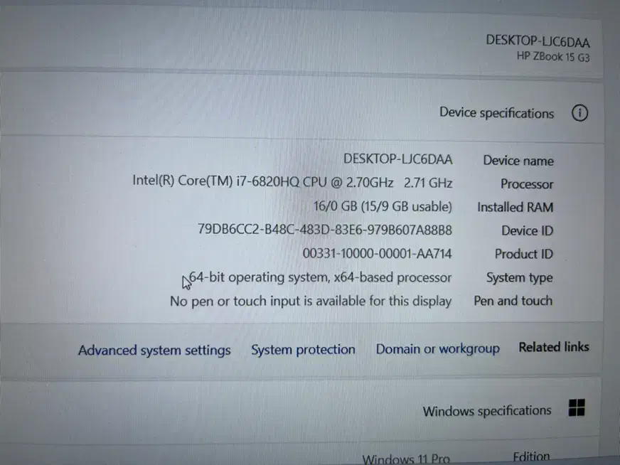 لپ تاپ hp zedbook 15g3|رایانه همراه|شیراز, درکی|دیوار