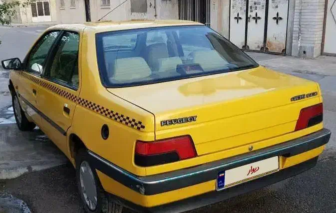 تاکسی گردشی پژو ۴۰۵ دو گانه کارخانه|خودرو سواری و وانت|کرمانشاه, |دیوار