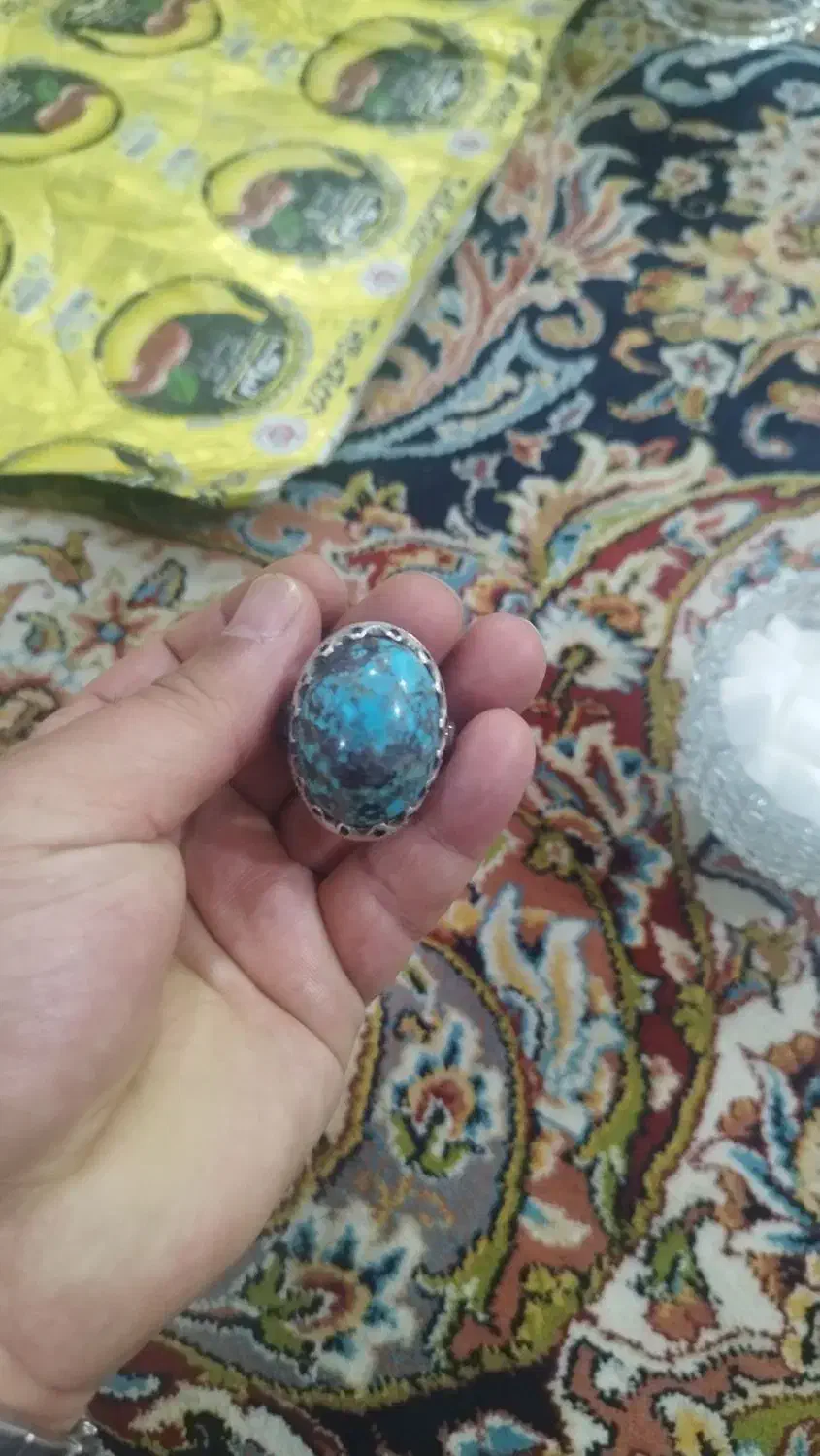 انگشتر فیروزه اصل|جواهرات|یاسوج, |دیوار