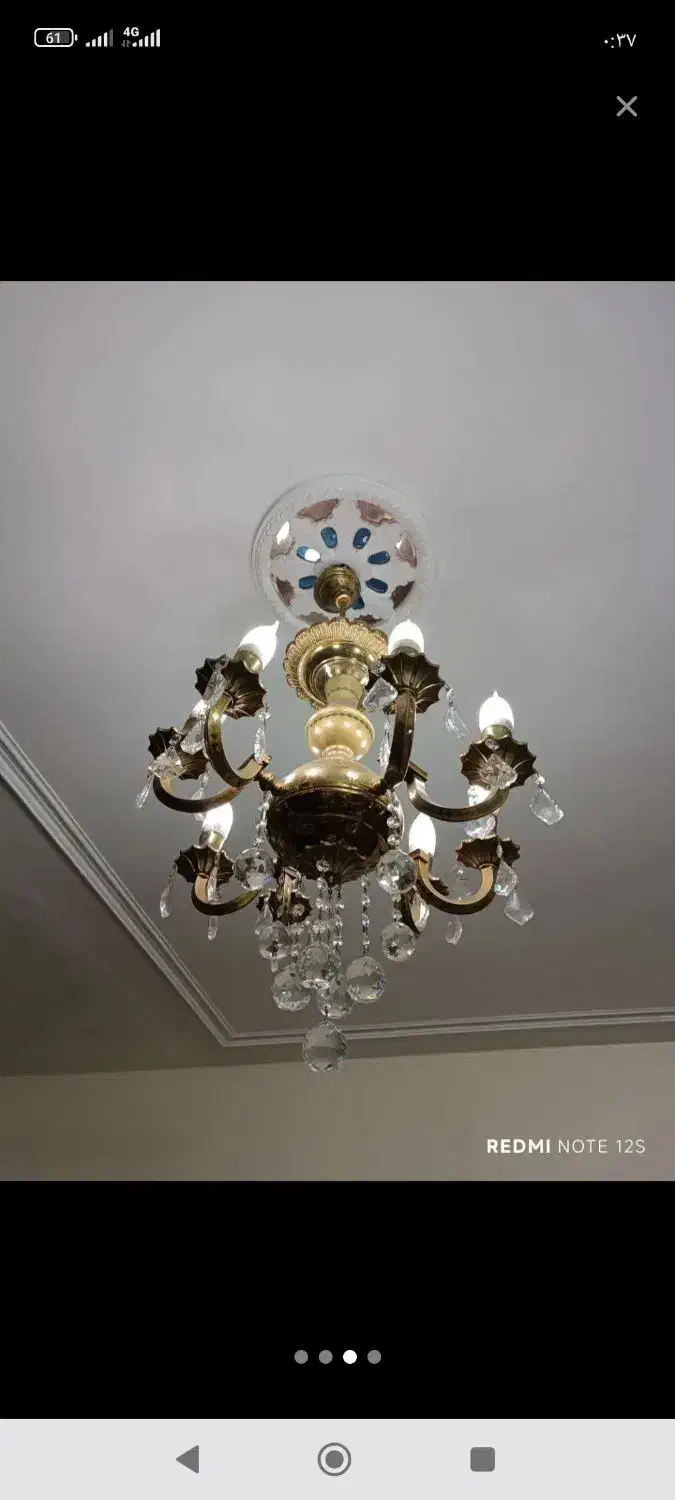 لوستر ۸ شاخه|لوستر و چراغ آویز|اهواز, شریعتی جنوبی|دیوار