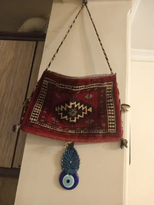 کیف زیپ دارقالی بافی دستی قدیمی|کلکسیون اشیاء عتیقه|تهران, علم و صنعت|دیوار