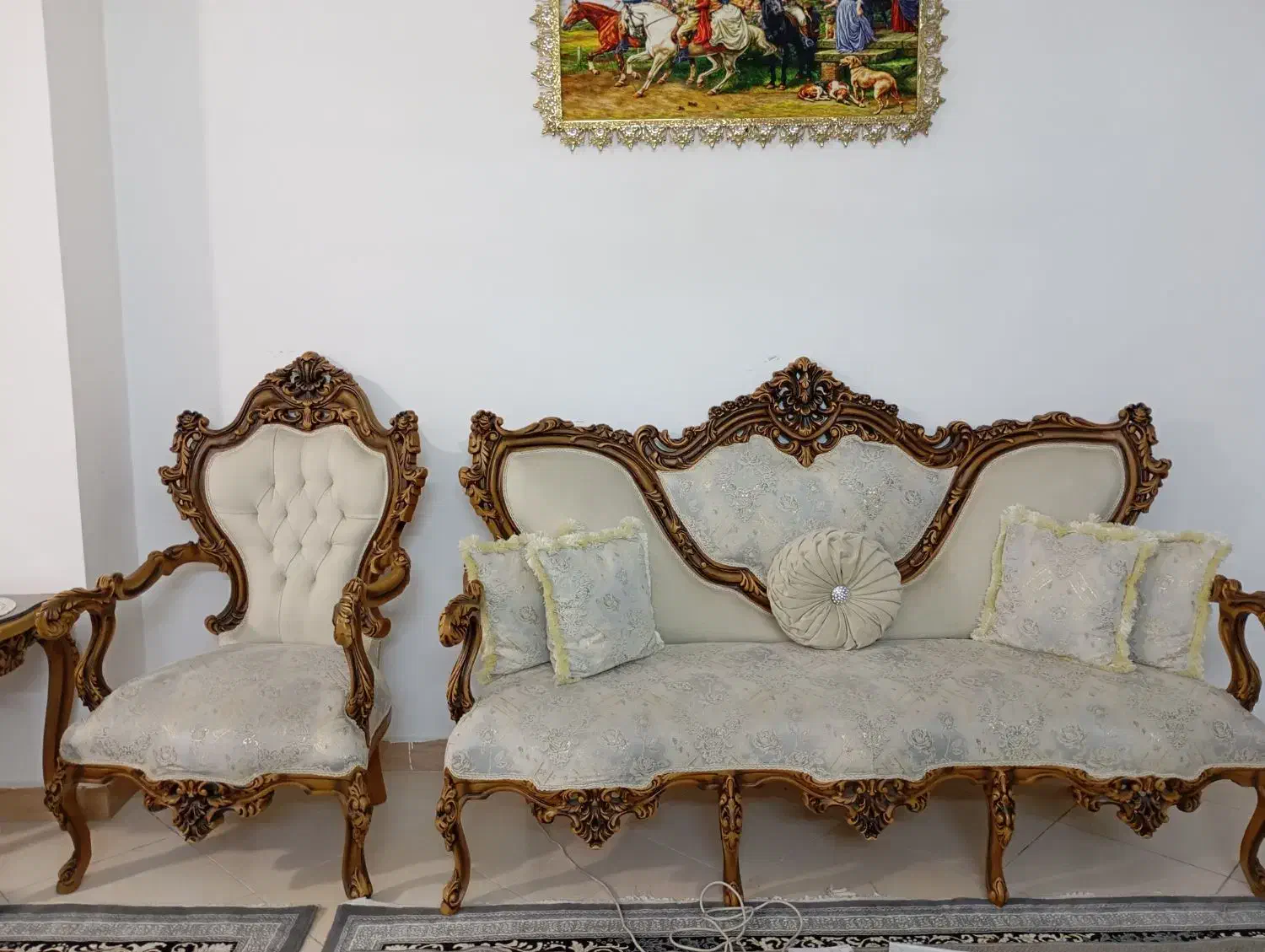 مبل سلطنتی|مبلمان خانگی و میز عسلی|صباشهر, |دیوار