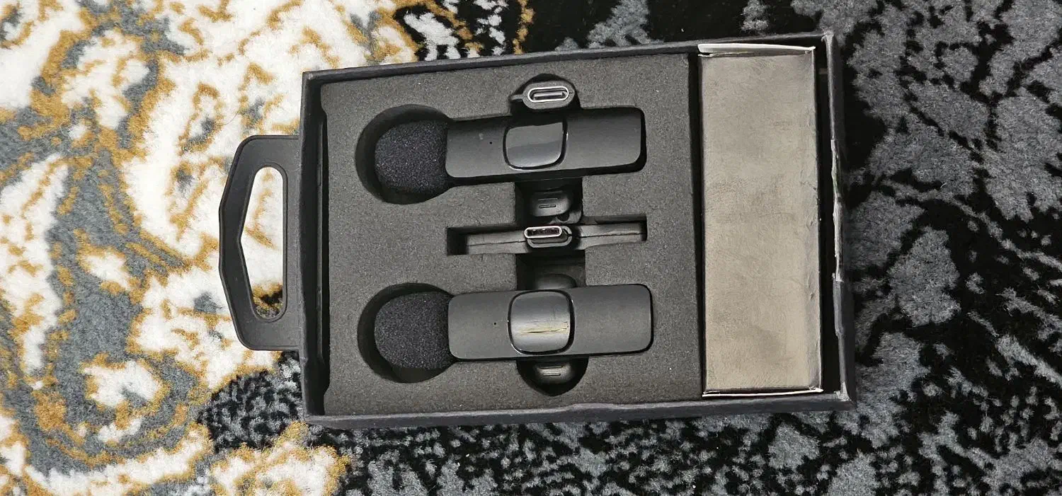 میکروفن یقه ای بی سیم حرفه ای کروماکی|لوازم جانبی موبایل و تبلت|همدان, |دیوار