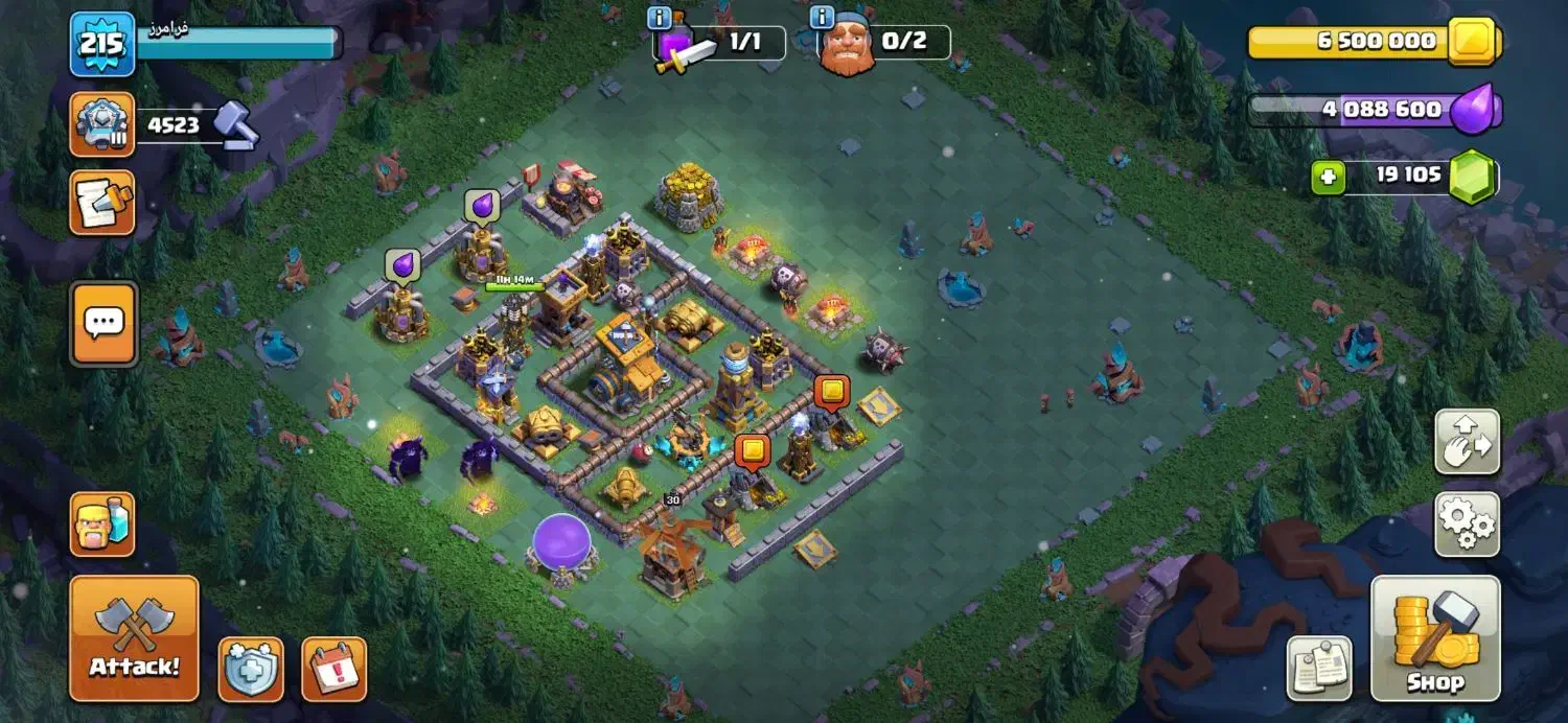 کلش اف کلنز تان ۱۷ مکس|کنسول، بازی ویدئویی و آنلاین|تهران, المهدی|دیوار