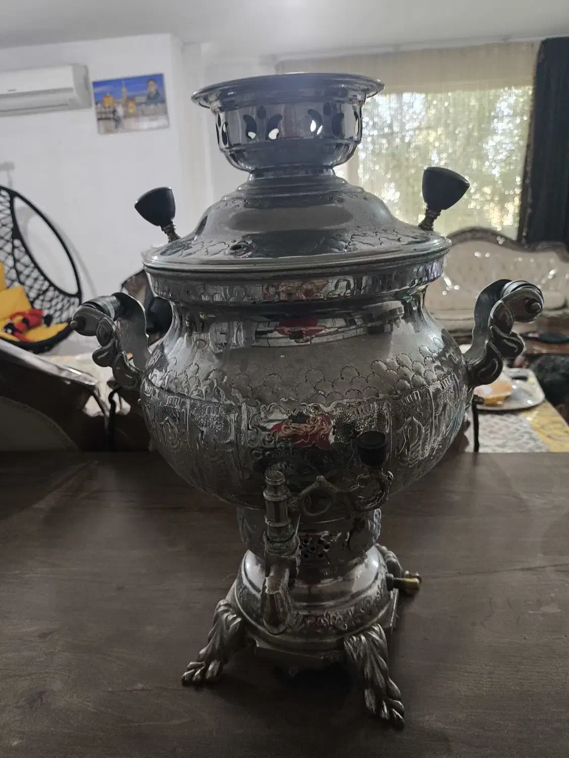 یک عدد سماور سالم هخامنش و جارو برقی سامسونگ سالم|سماور، چای‌ساز، قهوه‌ساز|ازنا, |دیوار