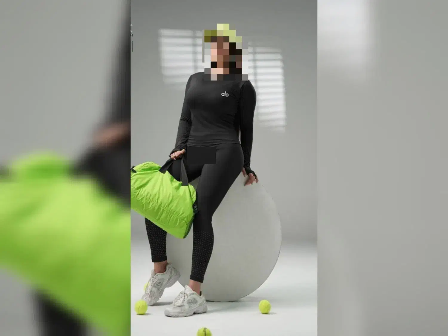 ست ورزشی فینگردار با لگ پشت چین|لباس|اصفهان, باغ نگاره|دیوار