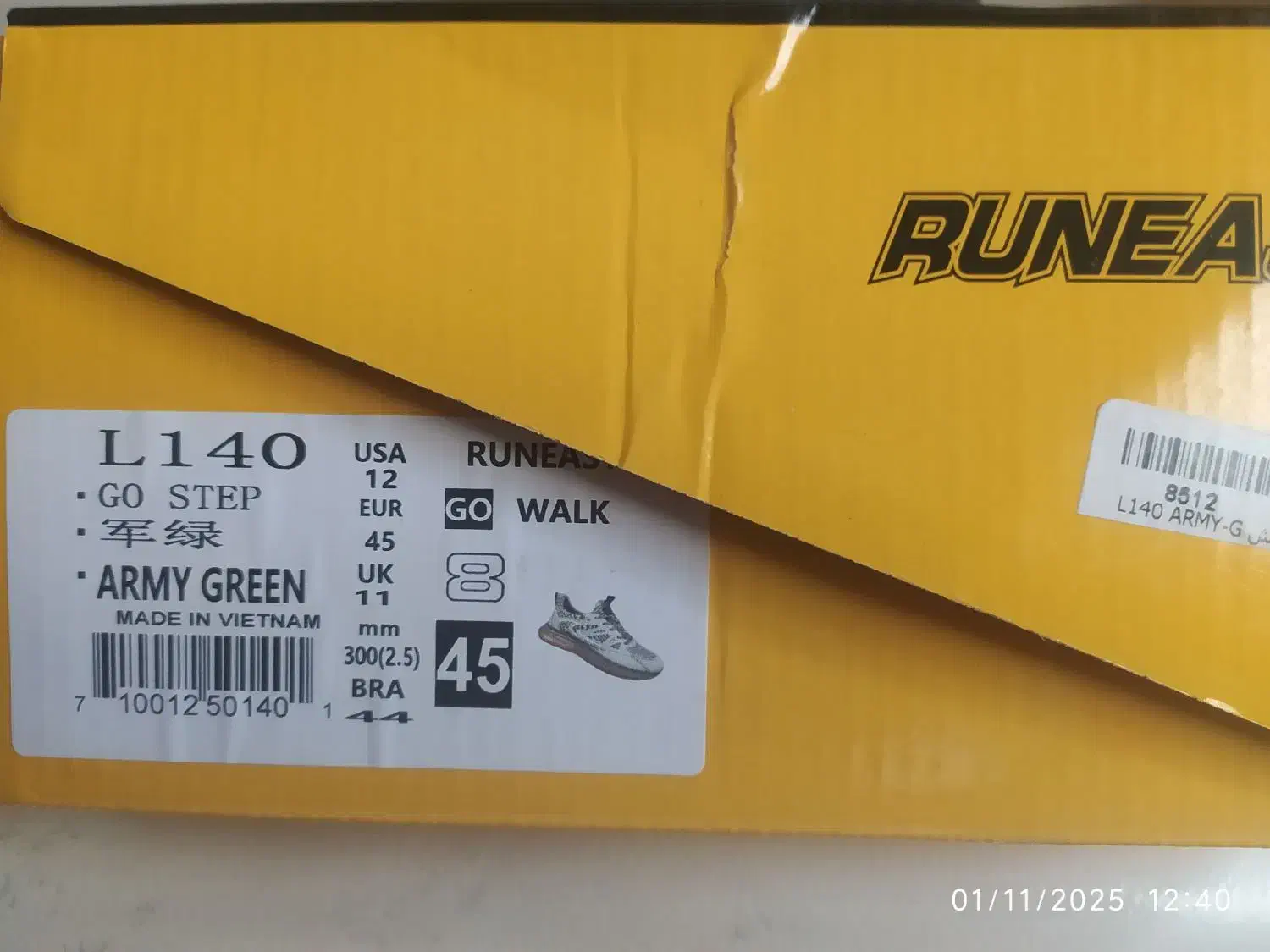 کفش پیادروی مردانه ویتنامی RUNEASY سایز45|کیف، کفش، کمربند|فولادشهر, A6|دیوار