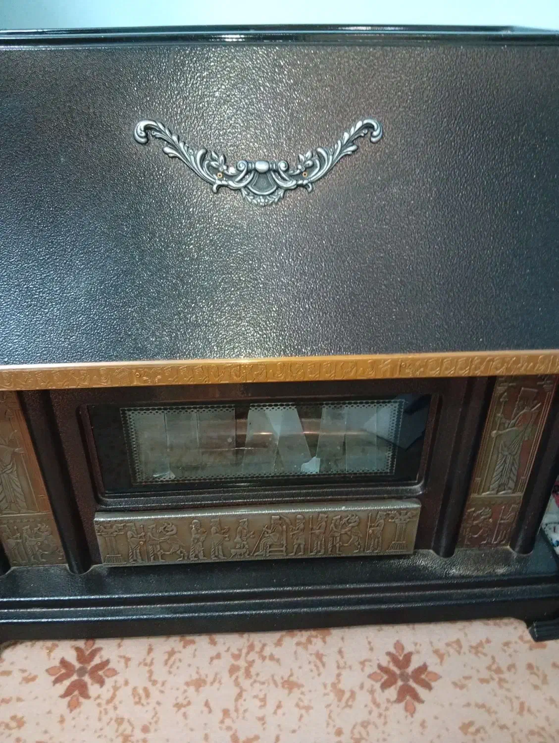 بخاری شومینه بزرگ|بخاری، هیتر، شومینه|اراک, |دیوار