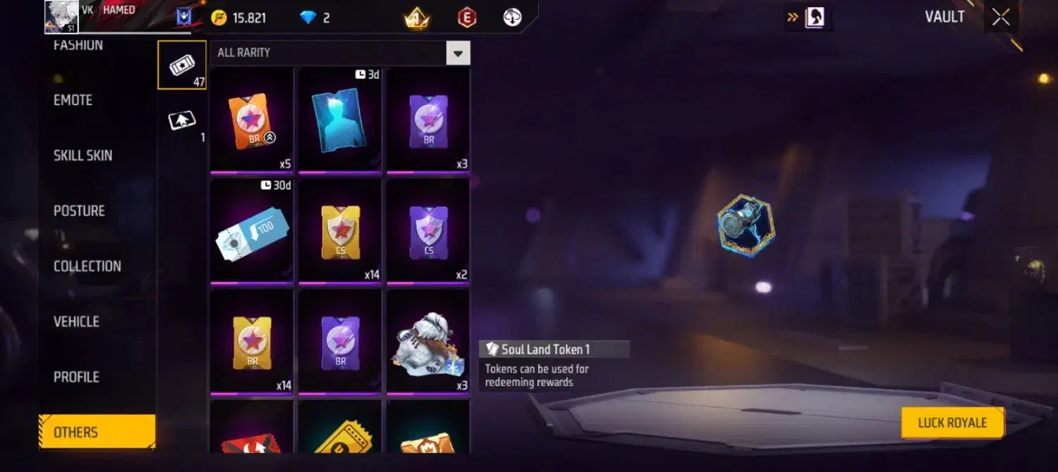 اکانت فیری فایر|کنسول، بازی ویدئویی و آنلاین|برازجان, |دیوار