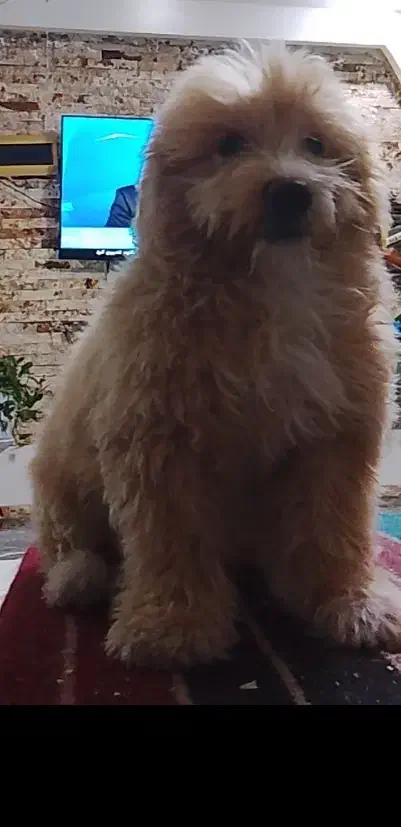 توله سگ پودل اشپیتز|سگ|مسجد سلیمان, |دیوار