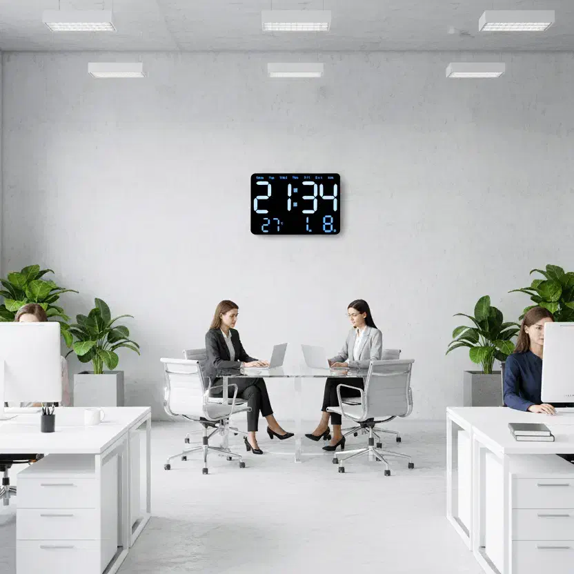 ساعت دیجیتال دیواری،رومیزی هوشمند غولپیکر کنترلی|ساعت دیواری و تزئینی|تهران, وصفنارد|دیوار