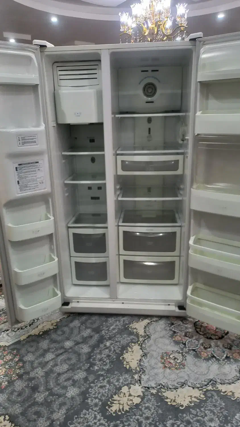 یخچال ساید اسنوا در حد نو|یخچال و فریزر|رباطکریم, رباطکریم|دیوار