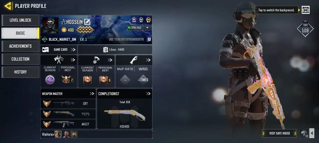 اکانت کالاف دیوتی لجند دار ویوان هریس خوش شانس|کنسول، بازی ویدئویی و آنلاین|فردیس, فردیس|دیوار