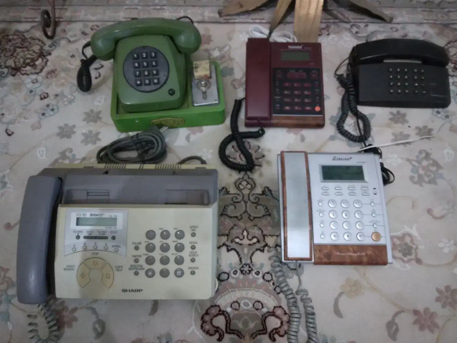 تلفن رومیزی سالم نوستالژی|تلفن رومیزی|تهران, انبار نفت|دیوار