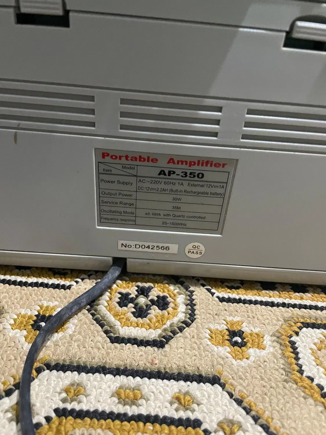 دستگاه اکو همرا با میکروفن بی سیم|پخش‌کننده همراه|لنگرود, |دیوار